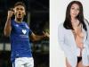 DATING: Megan has been in a relationship with the Everton forward since the end of last year