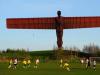 Carroll loves the North East so much he had a replica built of the famous Angel of the North