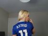 Astrid Wett is a passionate Chelsea fan Credit: Instagram / @wettastrid