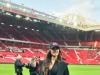 Hellen poses at Old Trafford, home of her brother Alex