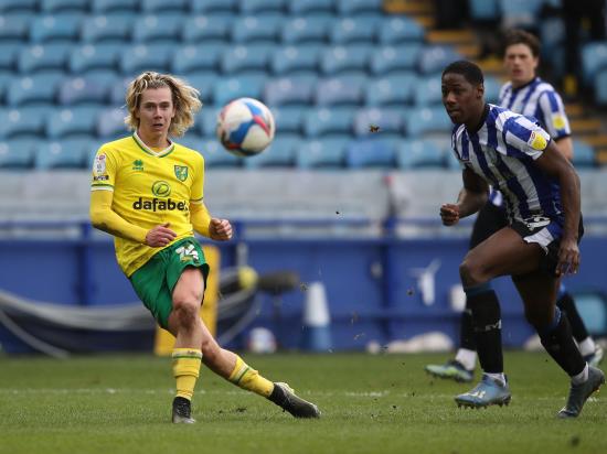 Leaders Norwich pile more misery on relegation-threatened Sheffield Wednesday