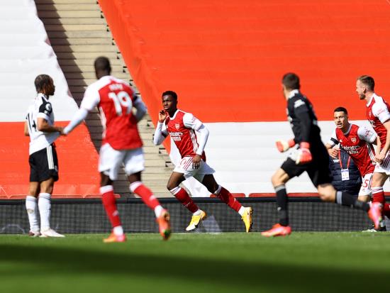 Eddie Nketiah nets late equaliser as Arsenal hit back against sorry Fulham
