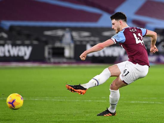 Declan Rice returns to training before West Ham clash with Everton