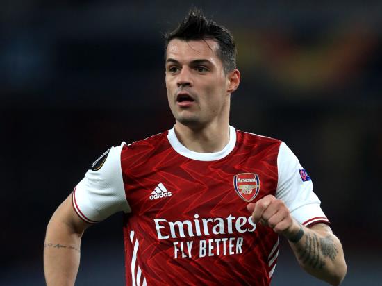 Granit Xhaka could feature for Arsenal in Premier League clash with West Brom