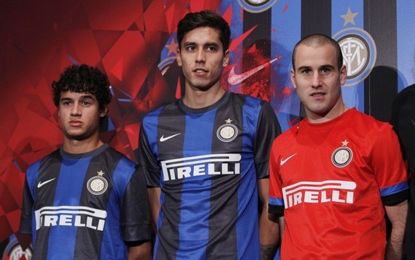 Inter Milan launches their new away kits for the 2012/13 season