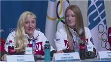 Canada's women's bobsleigh team reflect on winning gold at the 2014 Sochil Winter Olympics
