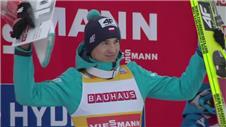 Stoch reclaims yellow bib after Lahti ski jumping victory