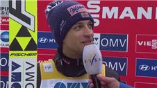 Kofler delighted by Austria's team ski jumping win