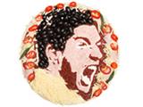  SNAPPED: Liverpool star Luis Suarez turned into a PIZZA! 