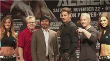 Pacquiao and Algieri look ahead to fight