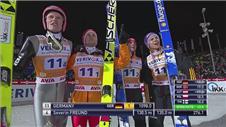 Victory for German men's ski-jumpers at Klingenthal