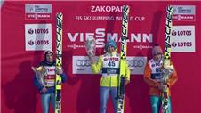 Stoch wins Poland ski jumping