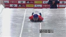 Lizzy Yarnold wins World Cup in Sochi