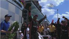 Montoya discusses Indy 500 success