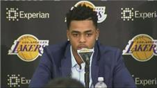 Lakers introduce draft picks Russel and Larry Nance Jr