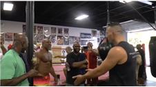 VIRAL - Klitschko and Briggs almost come to blows in gym