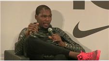 NBA star Durant on new-found love for the game