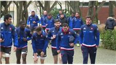 France prepare for huge clash in Cardiff