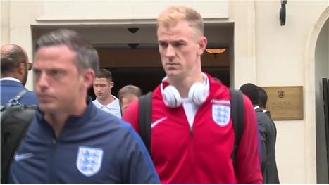 Downbeat England squad depart France