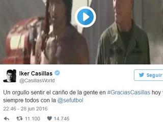  Casillas deploys Rambo to hint at retirement 