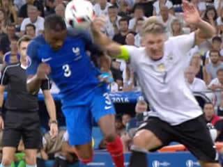  REF IN SPOT-LIGHT France got lucky against Germany after referee’s dodgy call allowed Antoine Griezmann to net penalty for opener 