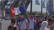 Fans gather ahead of Euro 2016 final
