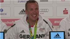 German rowers reflect on Olympic triumphs