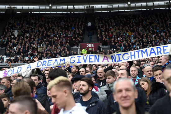 West Ham declares ‘EMERGENCY’ after 200 angry fans mob director’s box after 3-0 loss