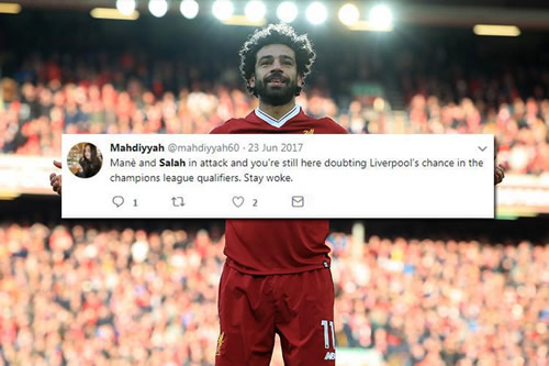 Here’s what everyone (a few people on Twitter) said about Mohamed Salah the day he signed for Liverpool