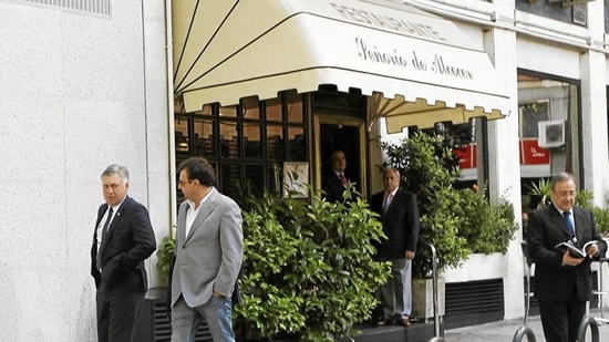 Florentino Perez's restaurant hideout closes down