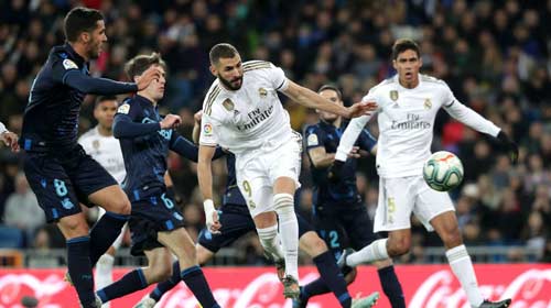 Real Madrid 3-1 Real Sociedad: Benzema, Valverde & Modric on target for Los Blancos