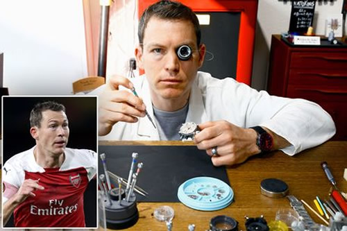 Former Arsenal ace Stephan Lichtsteiner starts new career as trainee watchmaker