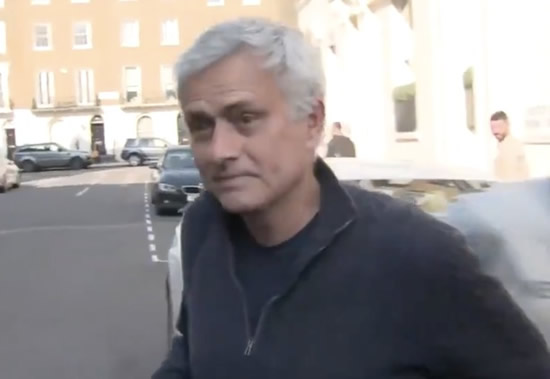 Jose Mourinho breaks silence after Spurs sacking with rant outside home