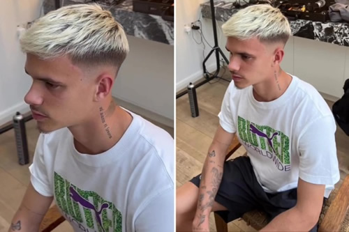 David Beckham’s son Romeo joins world-class footballers in using celebrity barber as he shows off new look
