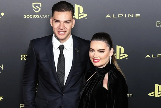 Man City stars Kevin de Bruyne and Ederson joined by stunning partners on glamorous red carpet ahead of Ballon d'Or bash