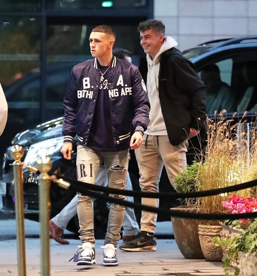 Phil Foden celebrates £200k-a-week Man City contract with plush night out at The Ivy with girlfriend Rebecca