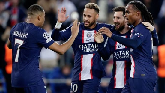 Messi, Mbappe, Neymar fire PSG to Champions League last 16 with 7-2 rout of Maccabi Haifa