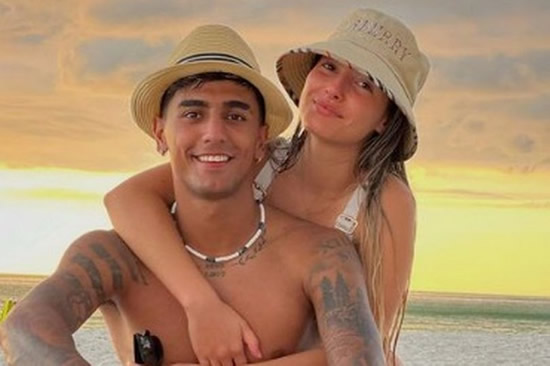 Arsenal target Facundo Torres is going out with beautiful babe who loves bikini snaps