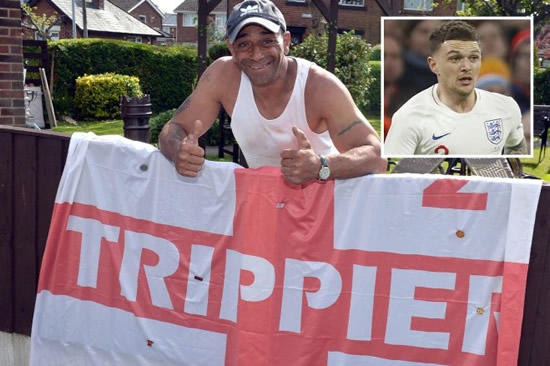 Kieran Trippier paid dad's fine after killjoy council fined him for flying England flag in garden during 2018 World Cup