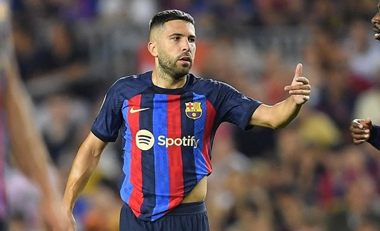Jordi Alba: My intention with Barcelona is to...
