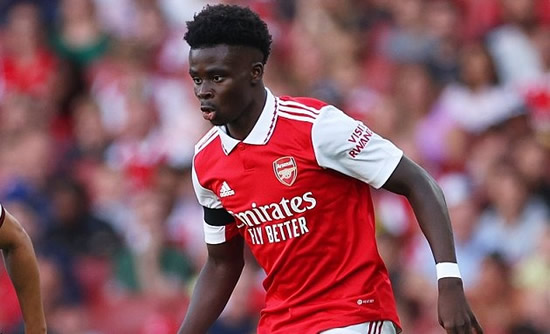 Arsenal upbeat on Saka contract talks
