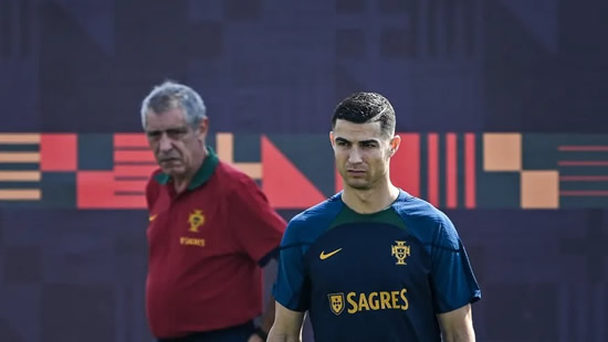 Ronaldo only '50-50' to play for Portugal vs South Korea as Santos confirms CR7 World Cup fitness doubt