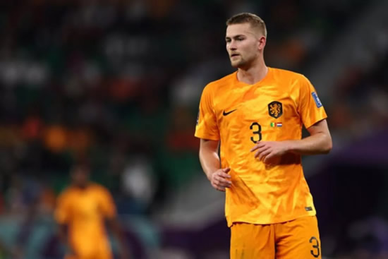 Matthijs de Ligt admits lack of playing time at World Cup is 