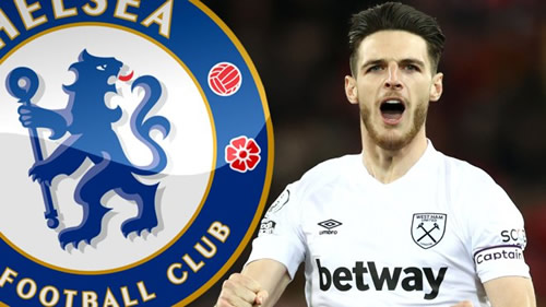 Chelsea leading race for Declan Rice transfer ahead of Man Utd as his old club target swoop from West Ham