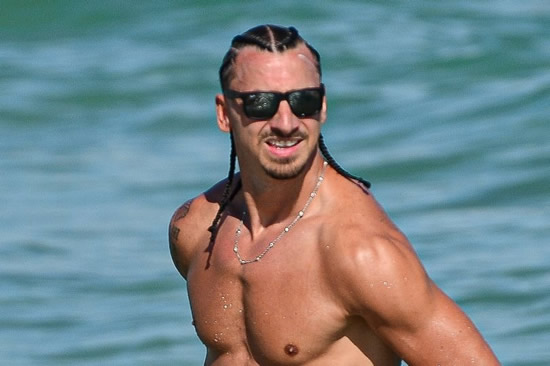 Zlatan Ibrahimovic's new braids and flawless beach body at 41 leaves fans in awe