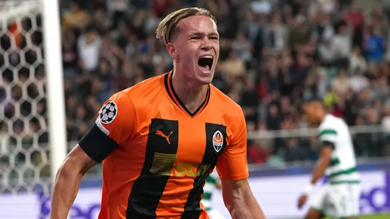 Mudryk to Arsenal transfer 'will happen' as Shaktar wouldn't pass up 'massive opportunity' - Sagna