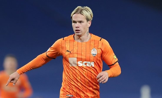 Shakhtar Donetsk announce Mudryk 'close' to joining Chelsea