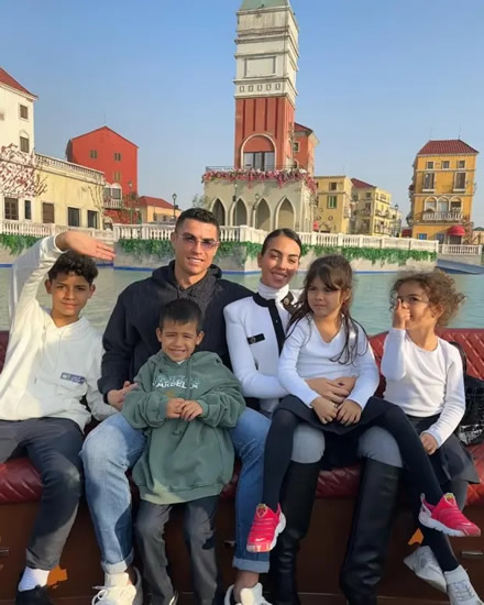 Inside Cristiano Ronaldo and Georgina Rodriguez's day out at theme park with kids as she gushes about 'beautiful' Riyadh