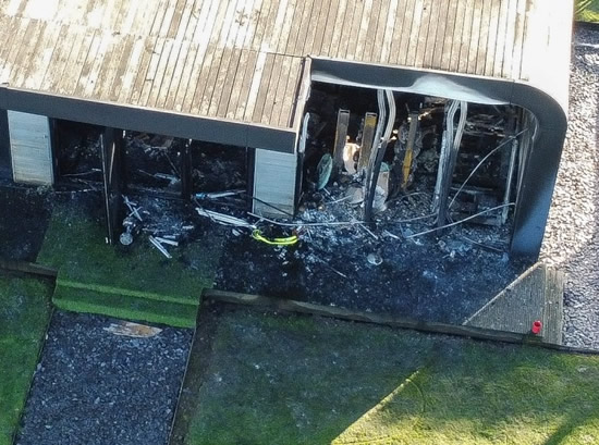 VARDY BLAZE Jamie and Rebekah Vardy’s gym at £2.5million mansion catches FIRE with blaze causing ‘severe damage’