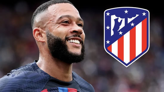 Memphis Depay completes €3m move to Atletico Madrid as Barcelona secure Yannick Carrasco transfer option